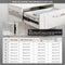 AOLISHENG Soft Close Ladegeleiders 400mm - 45kg Draagvermogen - Zwart