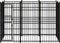 vidaXL - Hondenkennel - 5,53 - m² - staal