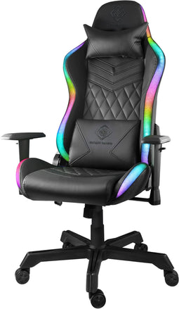 Deltaco DC410 - Gaming chair - RGB verlichting - Roze