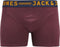 JACK&JONES ADDITIONALS JACLICHFIELD TRUNKS - Heren Onderbroek - 3-pack - Burgundy (3 stuks)