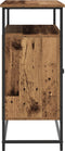 vidaXL - Dressoir - Oud - Hout - 100x35x80 - cm - Samengesteld - Hout - en - Staal