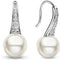 TI SENTO Dames Oorbellen - 925 zilver - Wit parel - 7938PW
