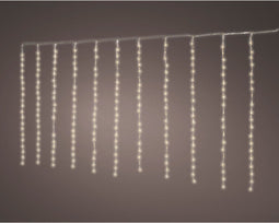 LED gordijnverlichting balkon buiten 200x100cm-220L warm wit Lumineo