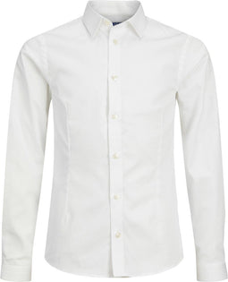 JACK&JONES JUNIOR JPRPARMA SHIRT L/S NOOS JNR - Jongens Overhemd - Slim Fit - Maat 164