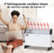 Infinity Goods INF2367 - Elektrische Convectorkachel - Turbo Functie en Ventilator - 750/1500/2000W - Zwart/Wit