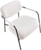 AUSVIKA - Fauteuil - Lichtbeige - Polyester