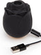 Fifty Shades of Grey Hearts & Flowers Clitoris vibrator - Suction Rose Zwart