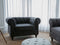 Fauteuil CHESTERFIELD Stof Grafietgrijs