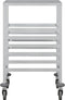 vidaXL - Dienbladenwagen - met - 6 - GN-bakken - 39x55x87 - cm - roestvrij - staal