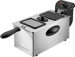 Clatronic FR 3587 - Frituurpan - 3 l - 2000 W - Zwart/Roestvrijstaal