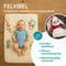 Monzana Baby Voetenzak - Ritssluiting 3/5puntsgordels - Waterafstotend - Grijs