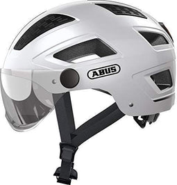 Abus Hyban 2.0 ACE - Fietshelm - Vizier en topgrids - polar white