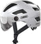 Abus Hyban 2.0 ACE - Fietshelm - Vizier en topgrids - polar white