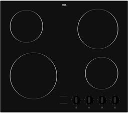 Etna KC160ZT - Keramische kookplaat - 60 cm - Zwart