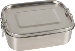 Lunchbox RVS - met verdeler en siliconen ring