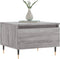 vidaXL - Salontafel - 50x46x35 - cm - bewerkt - hout - grijs - sonoma - eikenkleurig