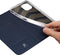 Dux Ducis - Geschikt voor iPhone 15+ / 15 Plus - Slim bookcase hoesje - Donkerblauw