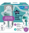 Tommee Tippee babyflessen, Advanced Anti-Colic, tepelvormig voor natuurlijk zuigen, anti-koliek ventiel babyfles, zelfsteriliserend, bpa-vrij, flesvoeding, 260ml, verpakking van 2 Stuk