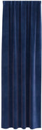 vidaXL - Zwarte - Luxe - Gordijnen - met - Top - Tape - 2 - stuks - Donkerblauw - Fluweel