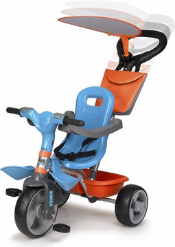 Driewieler Feber Baby Plus Music Blauw Oranje