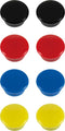 Westcott magneten - Ø 15x8mm - assorti kleuren - 8 stuks - c