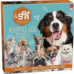 Lansay - Spa - adopteer ze allemaal! - bordspel - 2 tot 6 spelers - 6 jaar oud