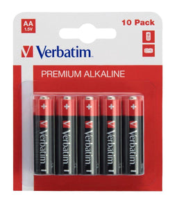 Verbatim AA-LR6 Mignon - Alkalinebatterijen 1.5V - 10 stuks