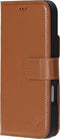 NorthLife Geschikt voor iPhone 16 Plus - Leren Afneembare 2-in-1 bookcase telefoonhoes - Cognac