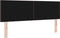 vidaXL - Hoofdbord - met - Knopen - Donkerbruin - 160 - cm - Stof