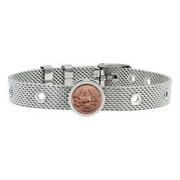 Talent Jewels TJA-2-03-02-1-235 - Uniseks Armband - Tijdloos design - Zilverkleurig