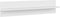 vidaXL - Wandschappen - 2 - st - 80x11,5x18 - cm - bewerkt - hout - wit