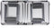 Camp Active Campingtafelset - Campingtafel 120x60 cm - Inklapbaar Lichtgewicht - Grijs (set van 4)