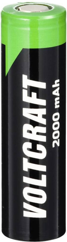 VOLTCRAFT VC-Li 3,7-2000 Speciale oplaadbare batterij 18650 Li-ion 3.7 V 2000 mAh