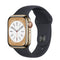 Apple Watch Series 7 - 45mm - Roestvrij staal - Goud - GPS + Cellular
