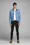 JACK & JONES JJILIAM JJORIGINAL AM 009 50 SPS NOOS - Heren Jeans - Skinny fit met ritsgulp - Zwart - Maat L34 X W32