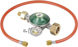 Grandhall Gasdrukregelaar - Met Manometer en Gasslang - Gas Kit voor Barbecue