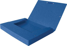 Elba elastobox Oxford Top File+ rug van 2 | 5 cm | blauw