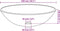vidaXL - Wasbak - gehard - glas - 42 - cm - matglas