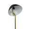 OULU Vloerlamp - zwart - messing