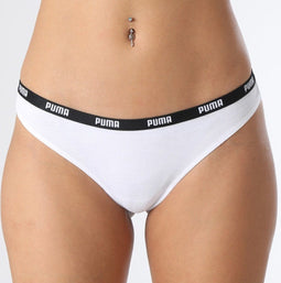 PUMA - Basics - Dames 3P String - XS (3-pack)