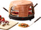 Emerio Pizzarette - 8 Persoons Pizza Oven - Handgemaakte Terracotta Koepel - 1500W - RVS Bakplaat (8 stuks)