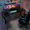 Eureka Ergonomic - L60 Gaming Bureau - Zwart - Links