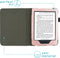 imoshion E-reader Hoesje - Geschikt voor Kobo Nia - Vegan Leather Bookcase - Rosé Goud