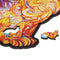 UNIDRAGON Houten Puzzel Voor Volwassenen Dier - Schitterend Konijn - 195 stukjes - Medium 29x30 cm