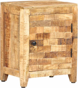 vidaXL - Nachtkastje - 40x30x50 - cm - massief - mangohout