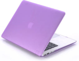 Lunso Geschikt voor MacBook Air 13 inch (2010-2017) cover hoes - case - Mat Paars