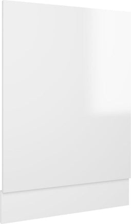 vidaXL - Vaatwasserpaneel - 45x3x67 - cm - spaanplaat - hoogglans - wit
