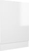 vidaXL - Vaatwasserpaneel - 45x3x67 - cm - spaanplaat - hoogglans - wit