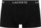 Lacoste Heren 3-pack Trunk - Maat XS - Zwart/Grijs/Wit/Blauw (3-pack)