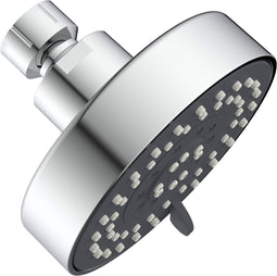 SCHÜTTE LEON Hoofddouche - Douchekop ø 10,0 cm - 5 Standen - 1/2"-aansluiting - Chroom